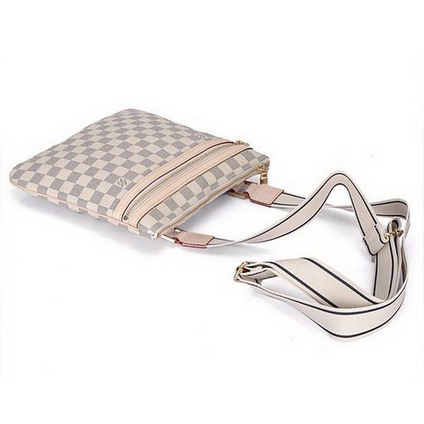 Louis Vuitton Damier Azur Canvas Pochette Bosphore N51112 Louis Vuitton Damier Azur Canvas Pochette Bosphore N51112